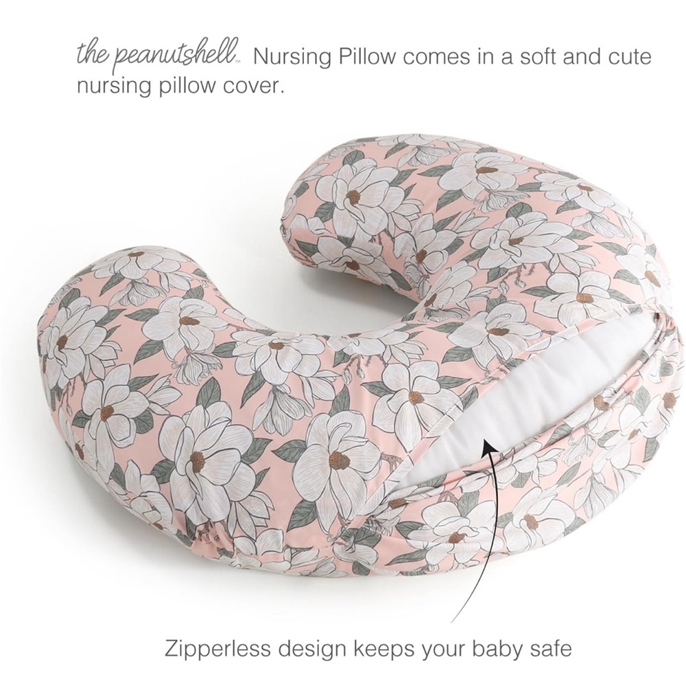The Peanutshell Floral Nursing Pillow. Brand new never used. - Picture 3 of 5